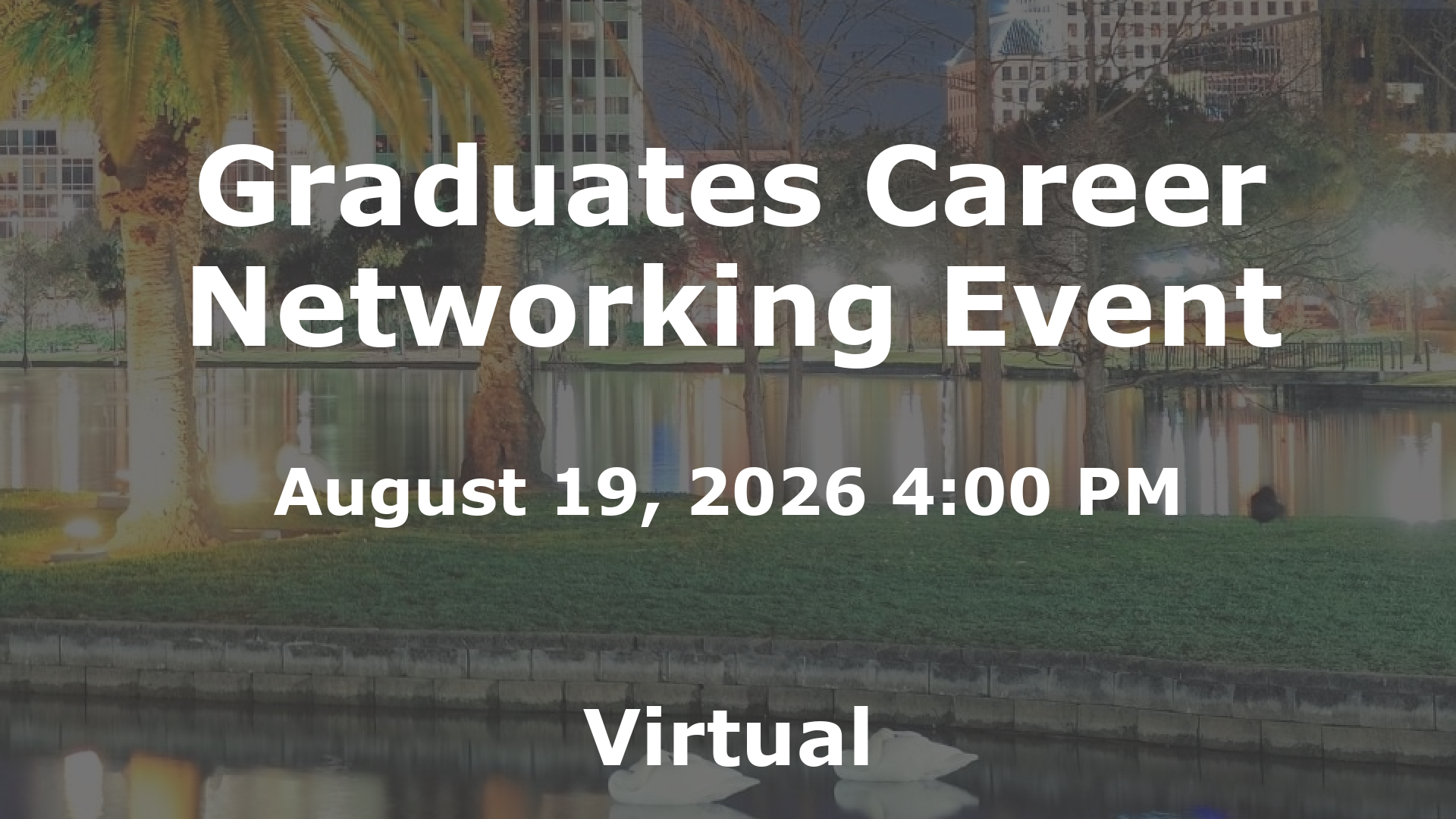Graduates Career Networking Event event image